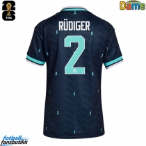 Tyskland Antonio Rudiger #2 Bortedrakt Dame VM 2026 Kortermet